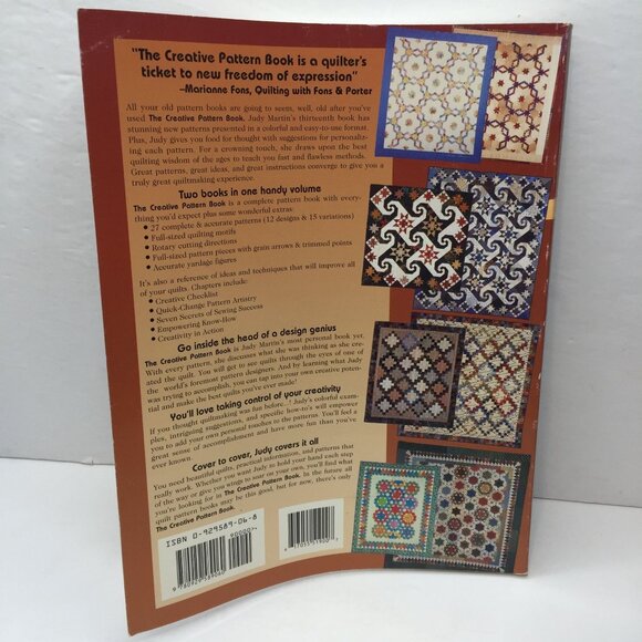 Vintage 2000 The Creative Pattern Book Complete Intriguing Ideas Tip Judy Martin - Picture 11 of 13